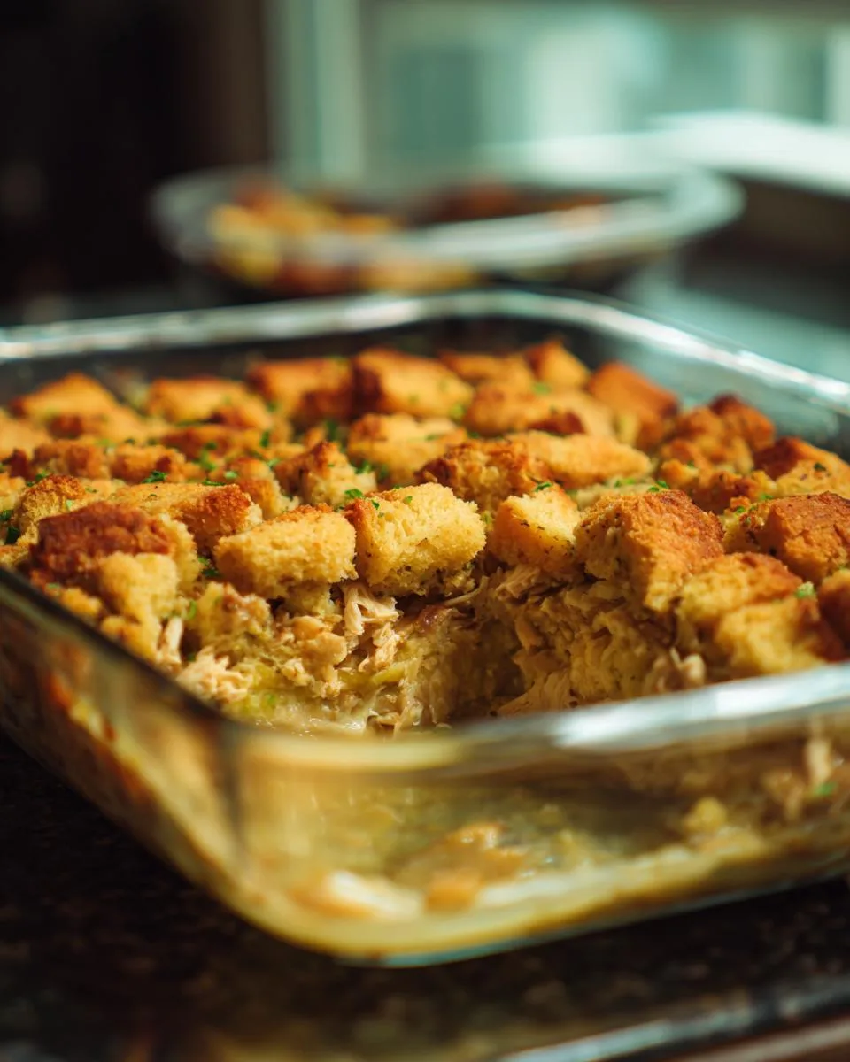 Rotisserie Chicken Stuffing Casserole - detail 5