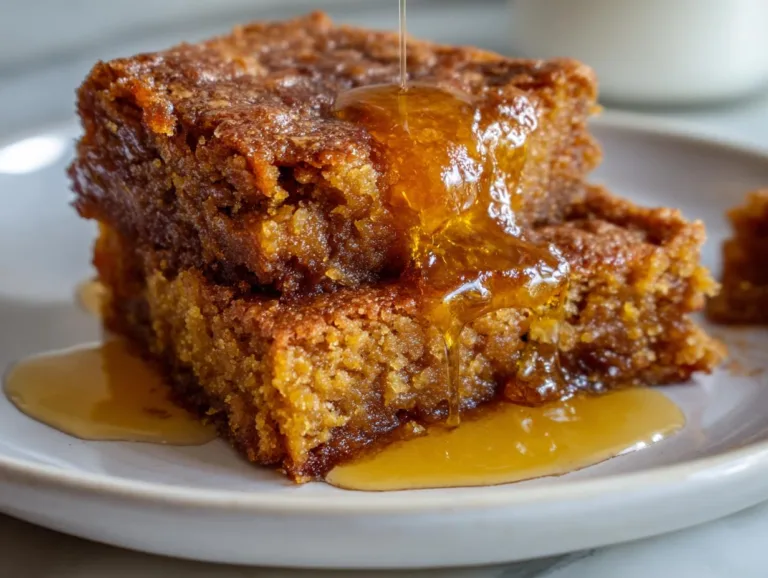 Salted Maple Pumpkin Blondies