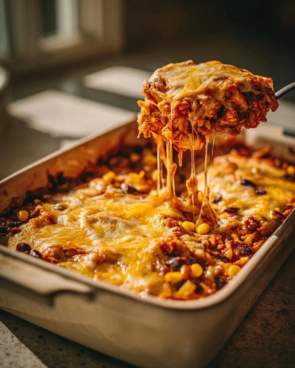 Shredded Barbecue Chicken Casserole - detail 4