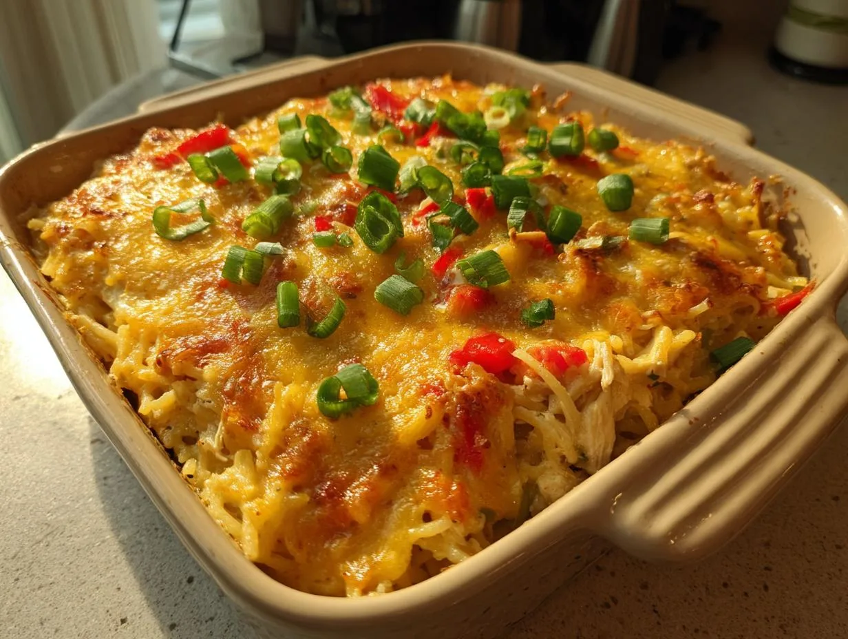 Southern Chicken Spaghetti Casserole: 3 Secrets to Cheesy Bliss