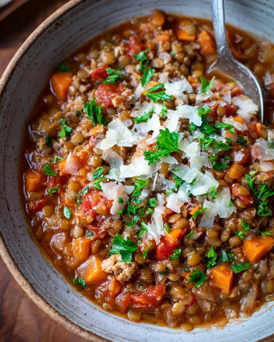 Turkey Lentil Soup - detail 1