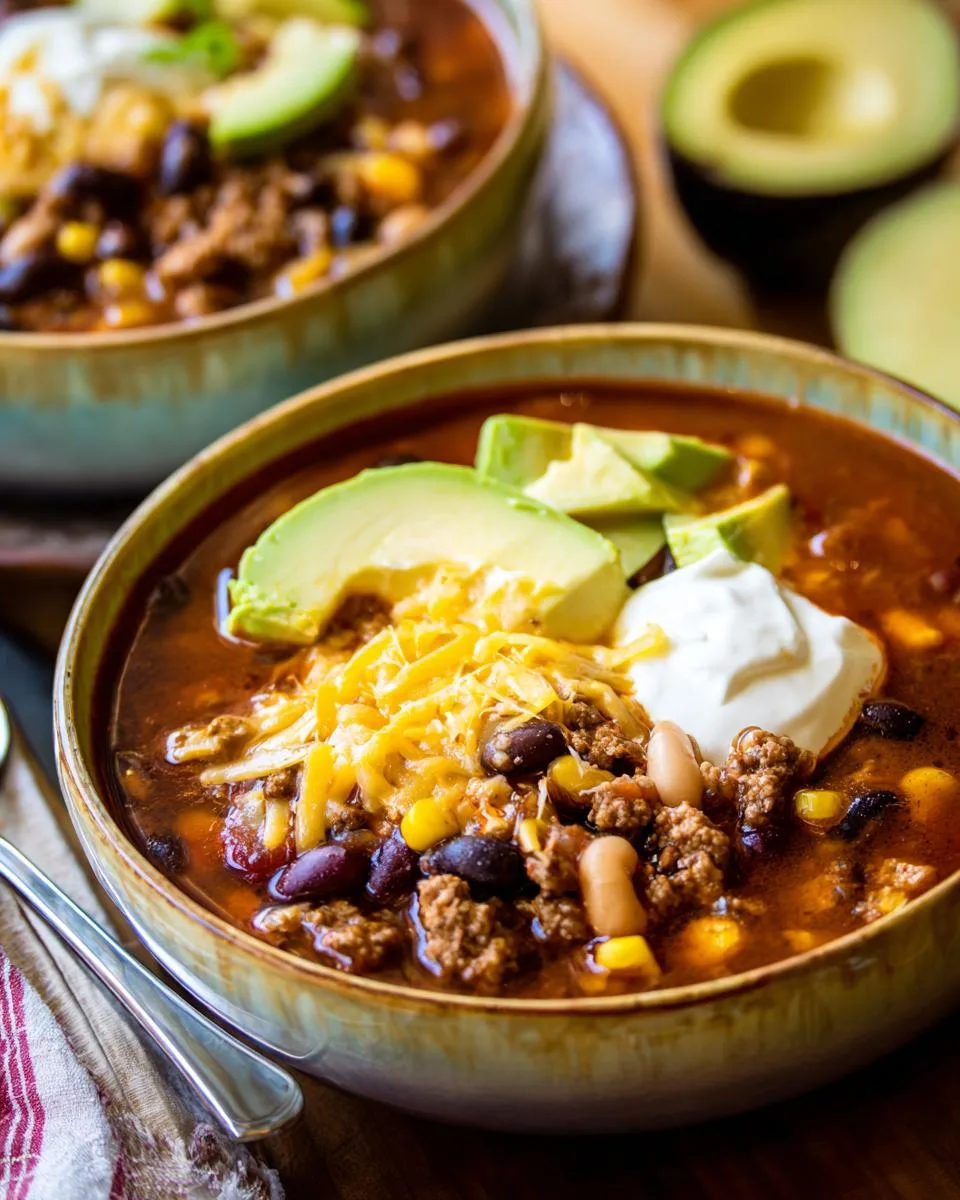 Turkey Taco Soup - detail 3