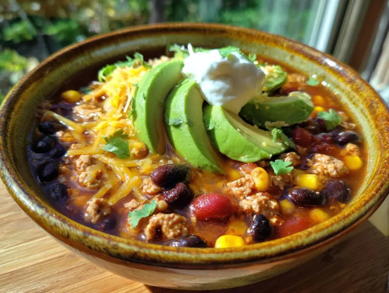 Turkey Taco Soup