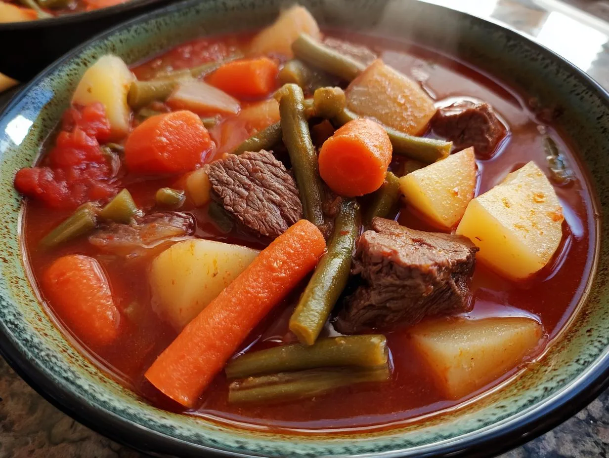 Hearty Vegetable Beef Soup Recipe in 90 Minutes – Pure Comfort!