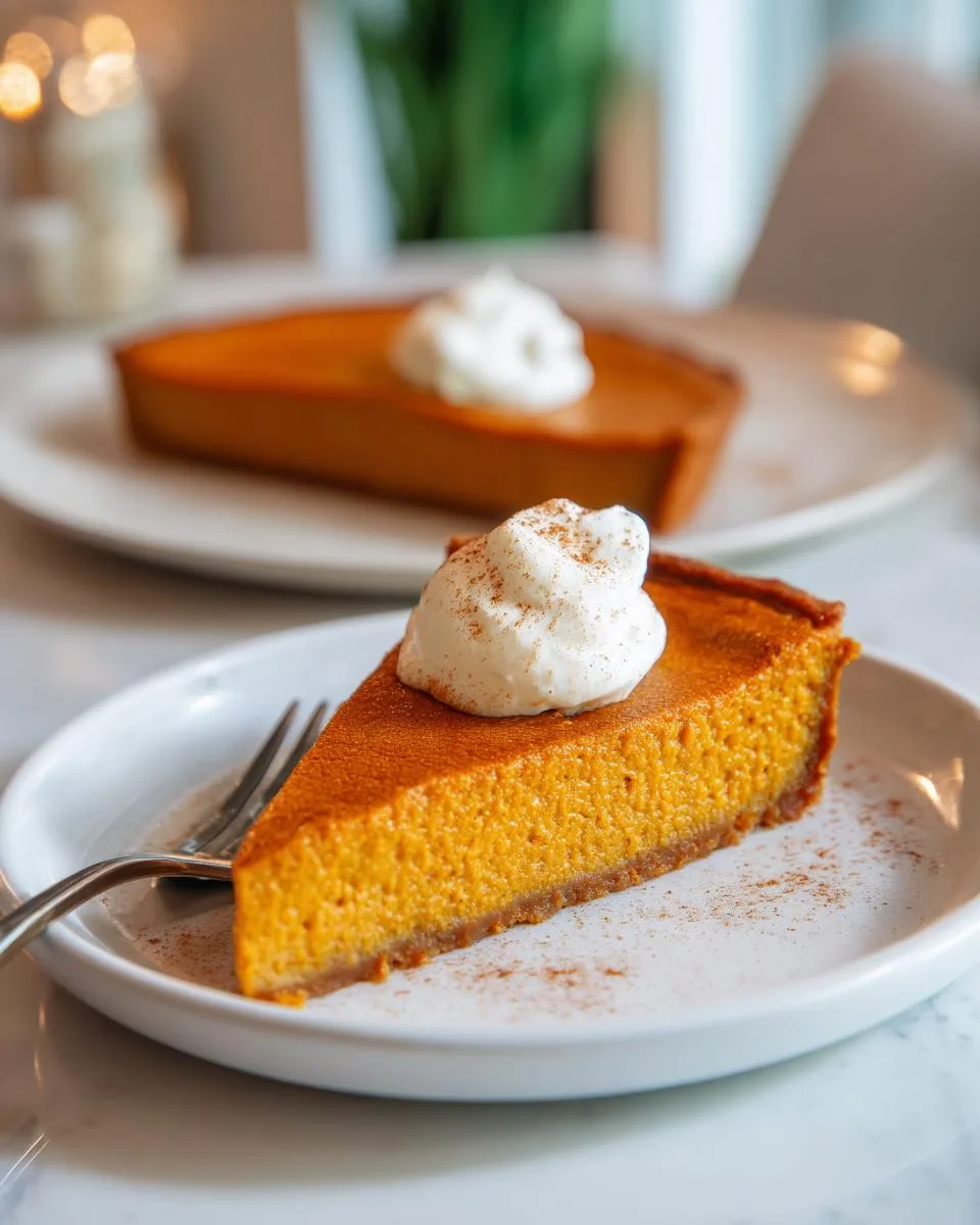crustless pumpkin pie - detail 4
