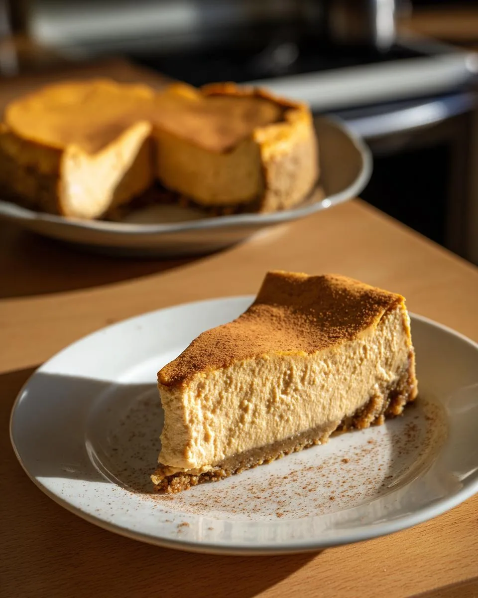 no bake pumpkin cheesecake - detail 5