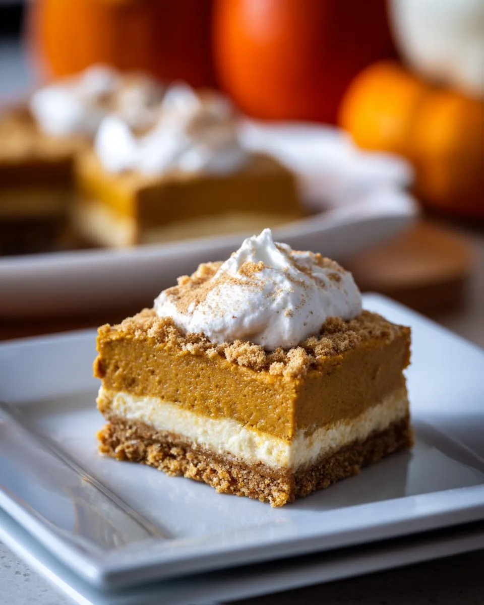 no bake pumpkin cheesecake bars - detail 3