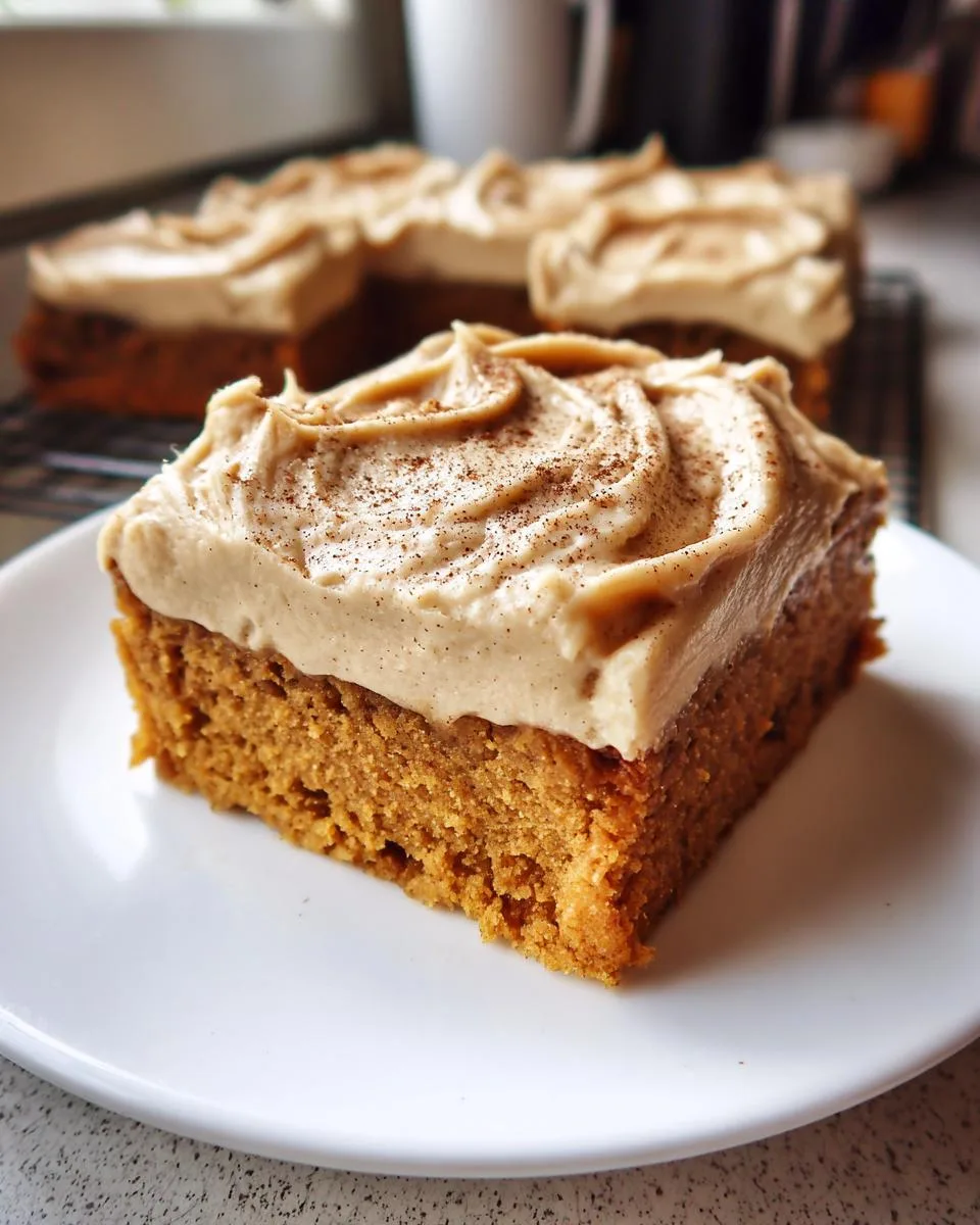 pumpkin bars with brown sugar - detail 3