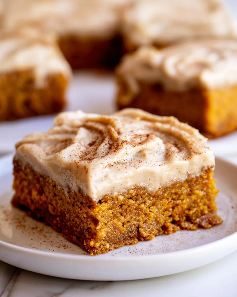 pumpkin bars with brown sugar - detail 4