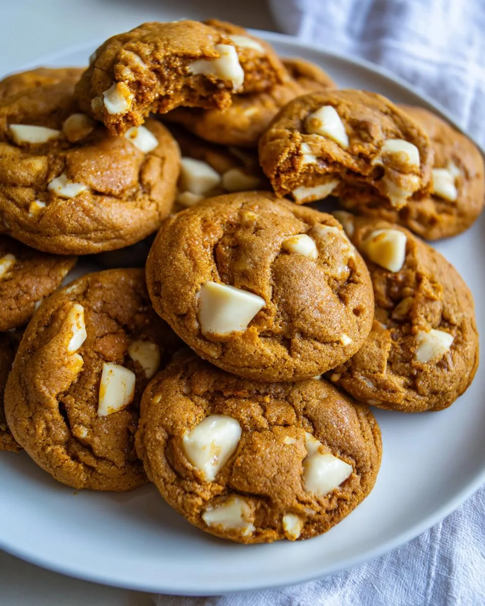 pumpkin butter cheesecake cookies - detail 4