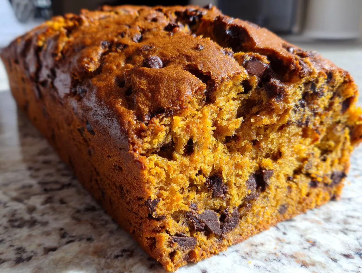 Irresistibly Moist Pumpkin Chocolate Chip Loaf Recipe in 60 Minutes