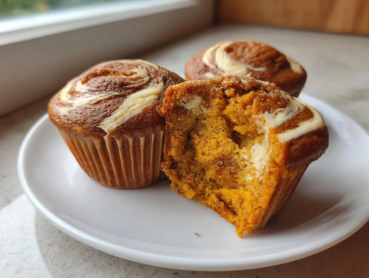Amazing Pumpkin Cream Cheese Swirl Muffins in Just 30 Minutes