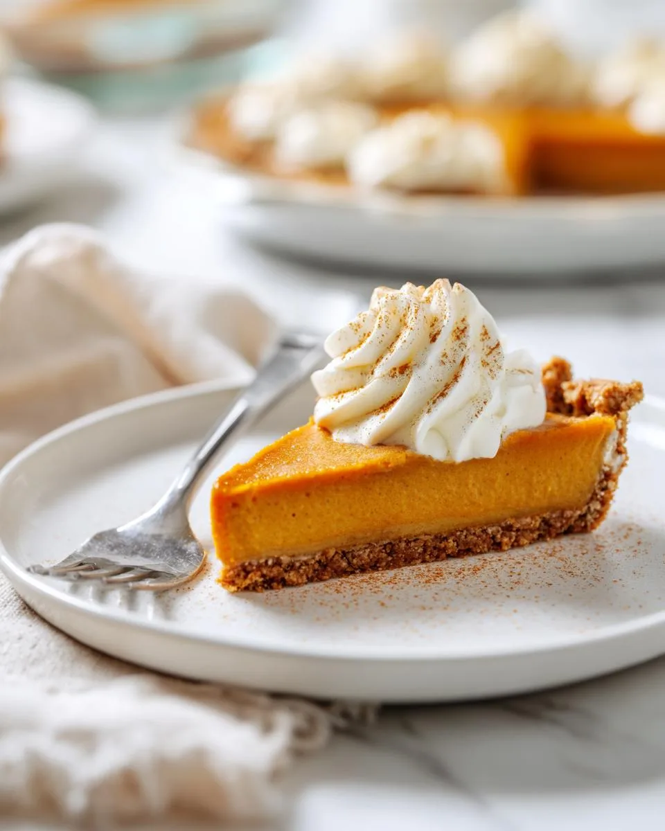 pumpkin cream pie - detail 1