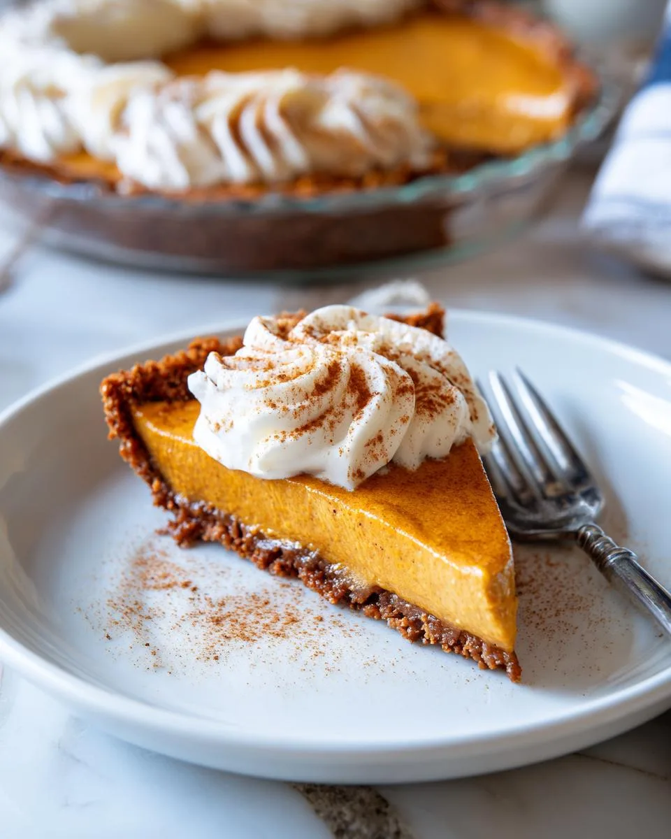 pumpkin cream pie - detail 2