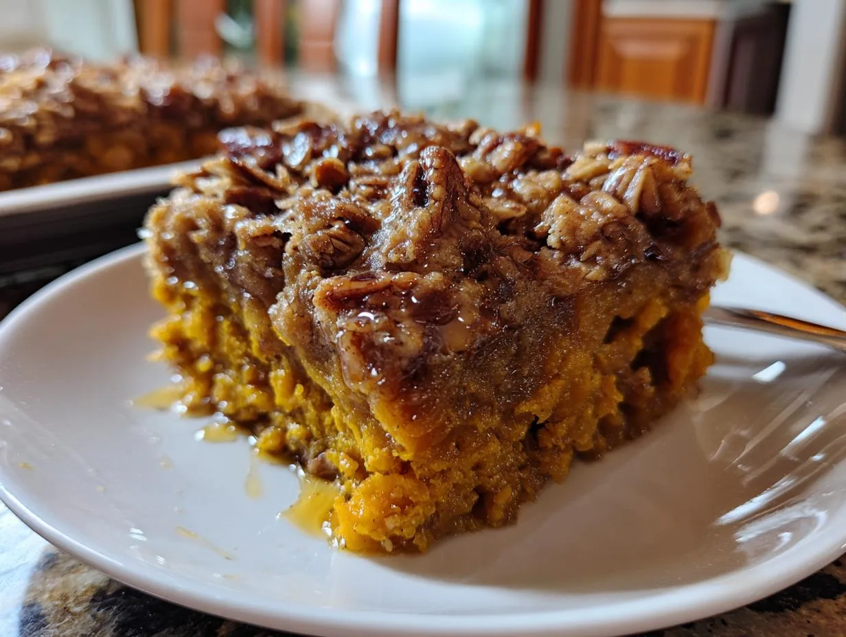 Easy Pumpkin Oatmeal Dump Cake Recipe in 15 Minutes
