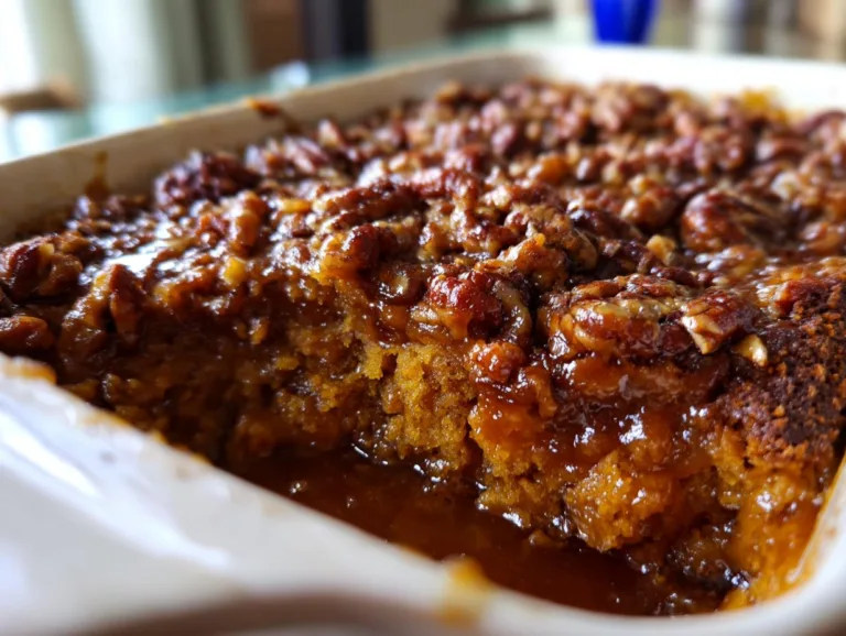 pumpkin pecan cobbler