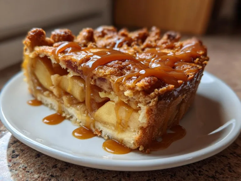 salted caramel apple bars