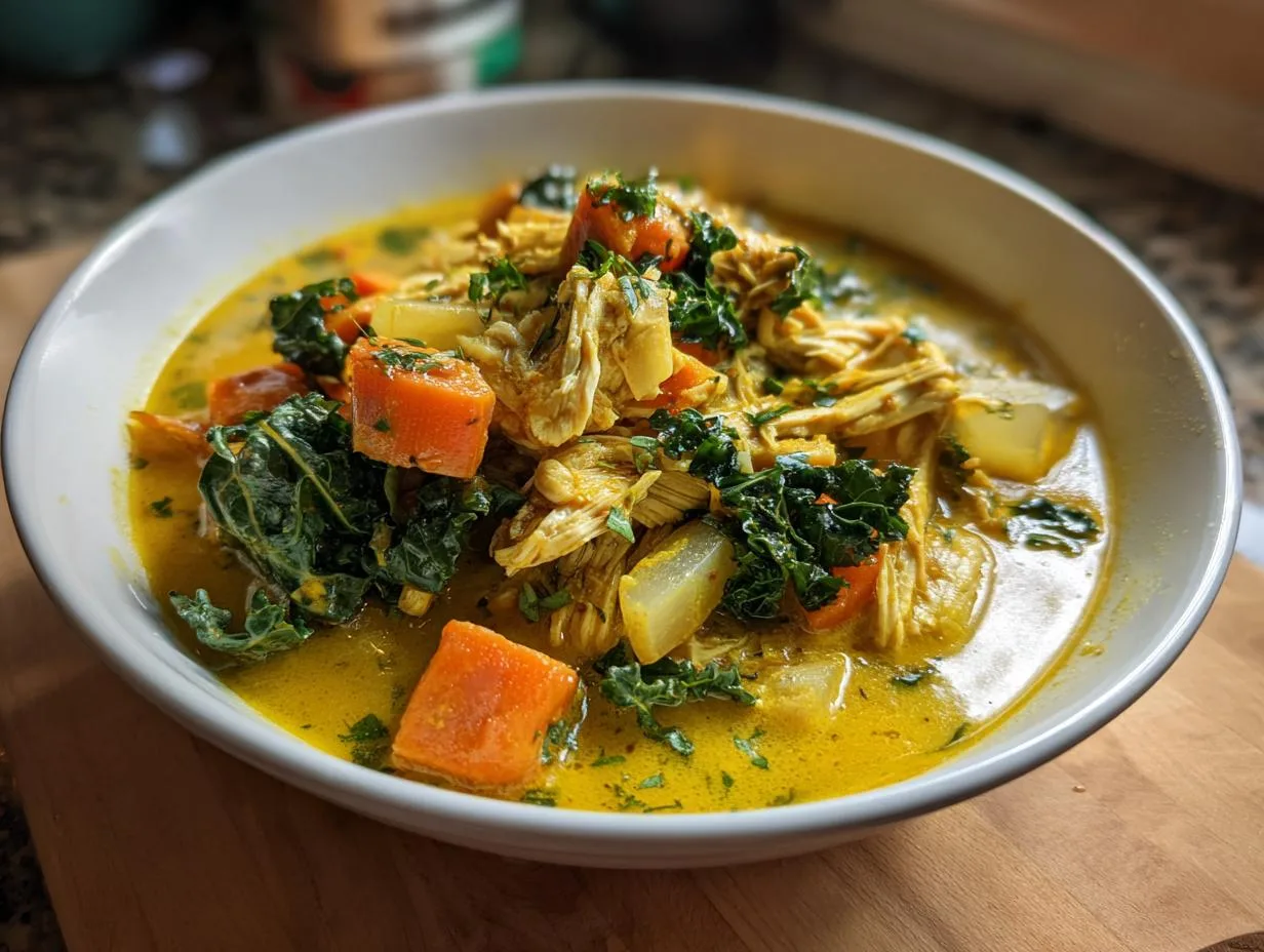 Healing Anti-Inflammatory Chicken Soup in Under 60 Minutes
