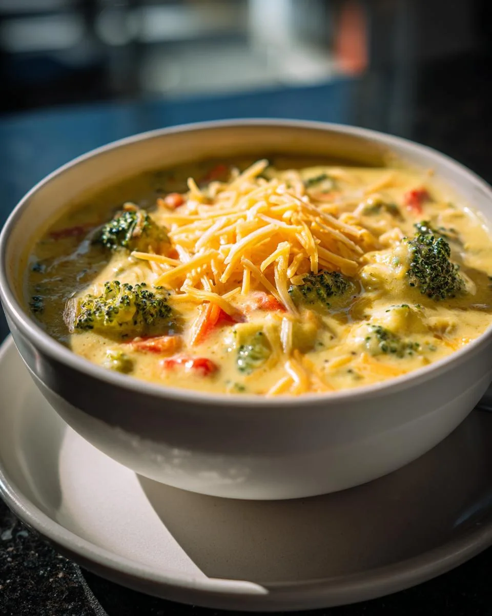 Broccoli Cheddar Soup - detail 1