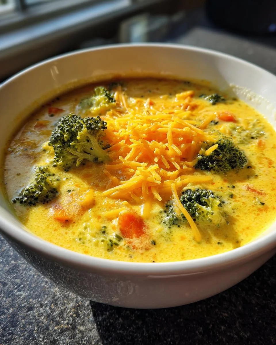 Broccoli Cheddar Soup - detail 2