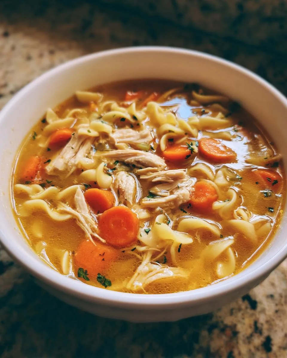 Chick Fil A Chicken Noodle Soup - detail 2