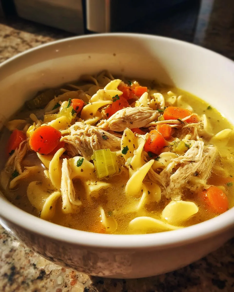 Chick Fil A Chicken Noodle Soup - detail 5