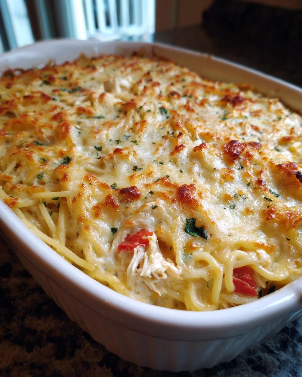 Chicken Spaghetti Casserole - detail 1