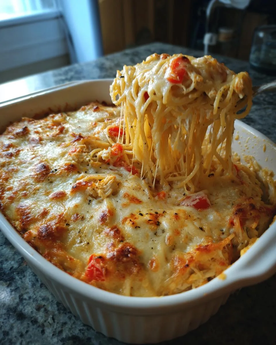 Chicken Spaghetti Casserole - detail 2