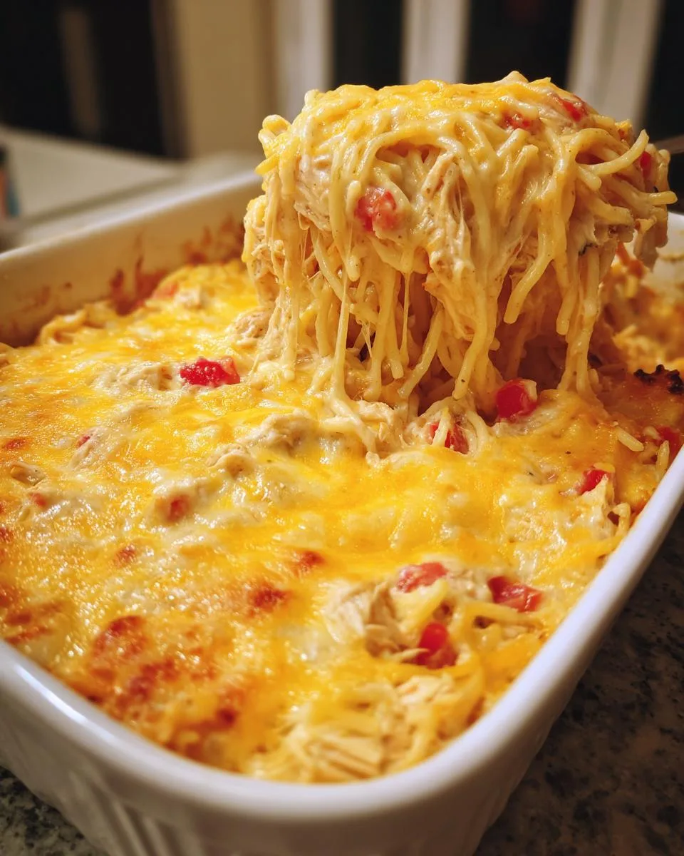 Chicken Spaghetti Casserole - detail 3