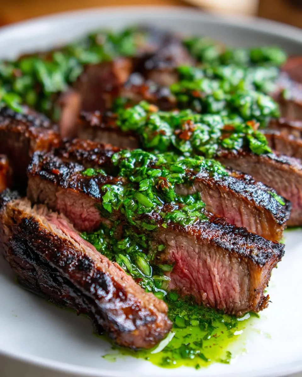 Chimichurri Marinated Flank Steak - detail 4