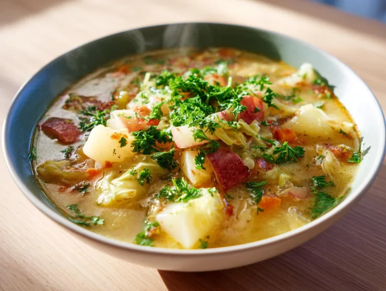 Creamy Potato Soup With Cabbage