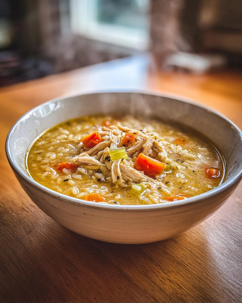 Crockpot Chicken and Wild Rice Soup - detail 4