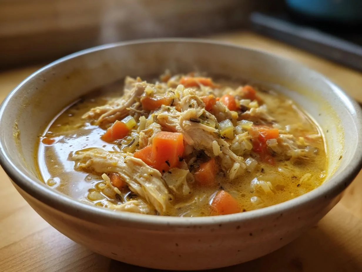 Crockpot Chicken and Wild Rice Soup: 6-Hour Comfort in a Bowl