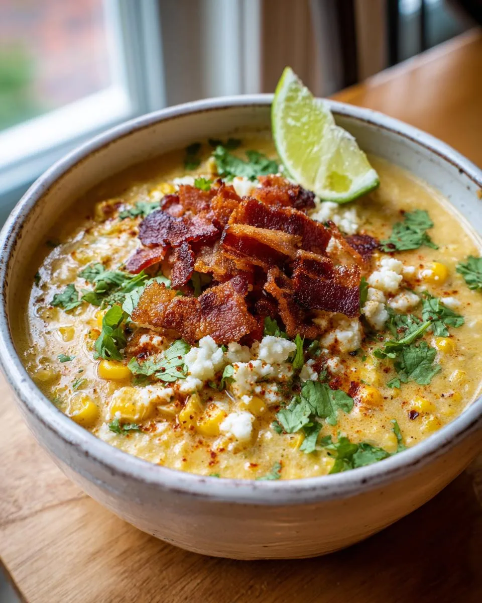 Crockpot Mexican Street Corn Soup - detail 1
