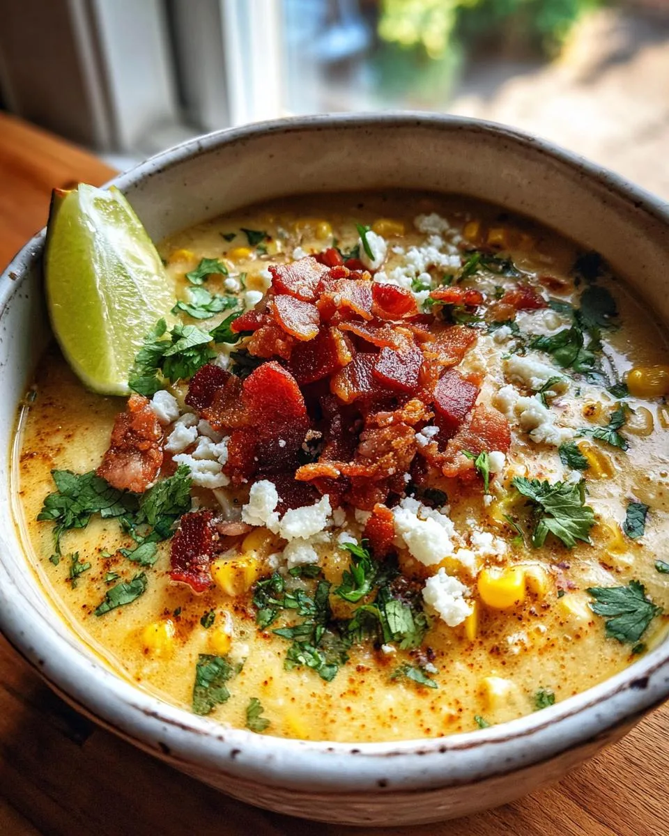Crockpot Mexican Street Corn Soup - detail 2