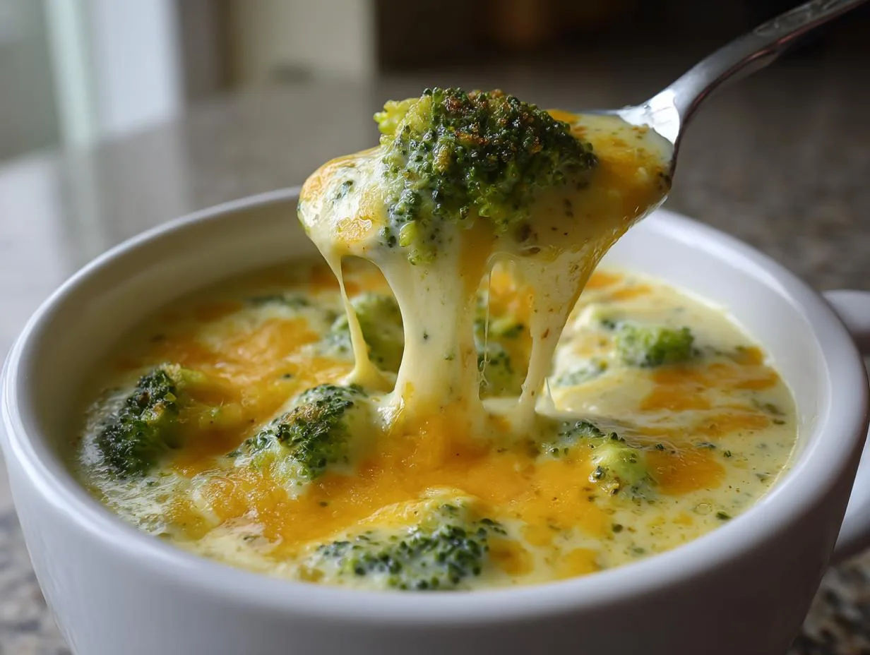 35-Minute Easy Broccoli Cheddar Soup That Melts Hearts