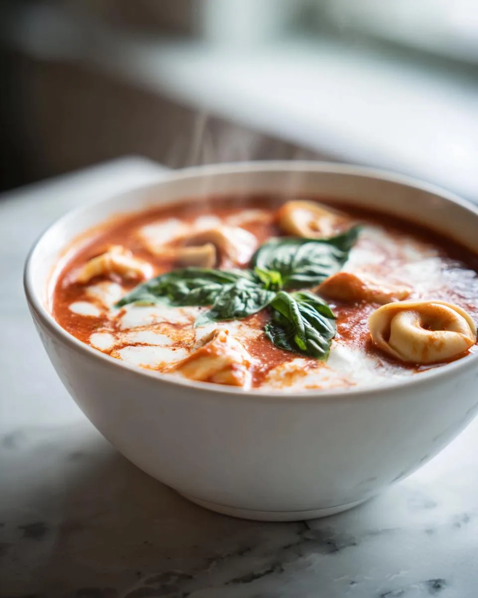 Easy Tomato Tortellini Soup - detail 2