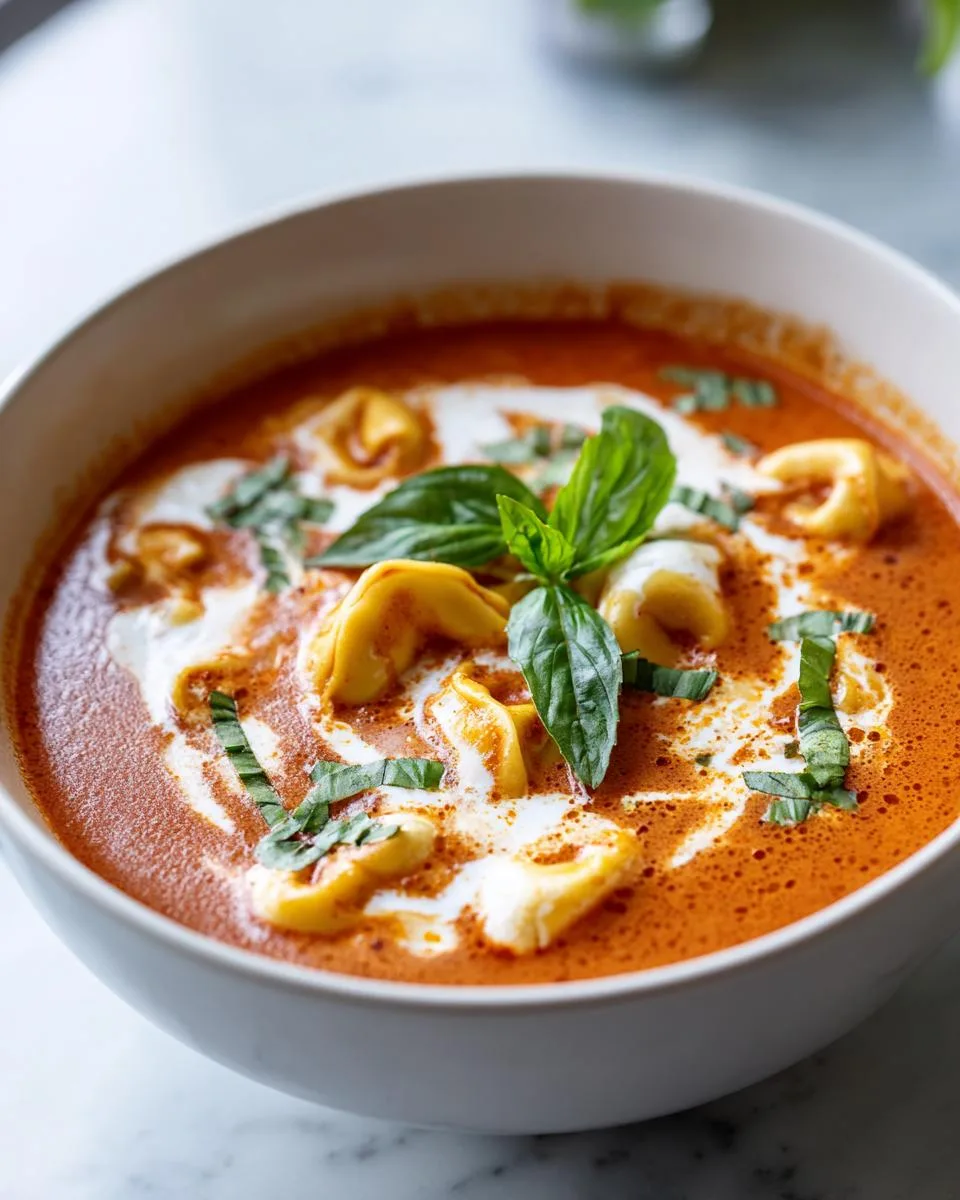 Easy Tomato Tortellini Soup - detail 3