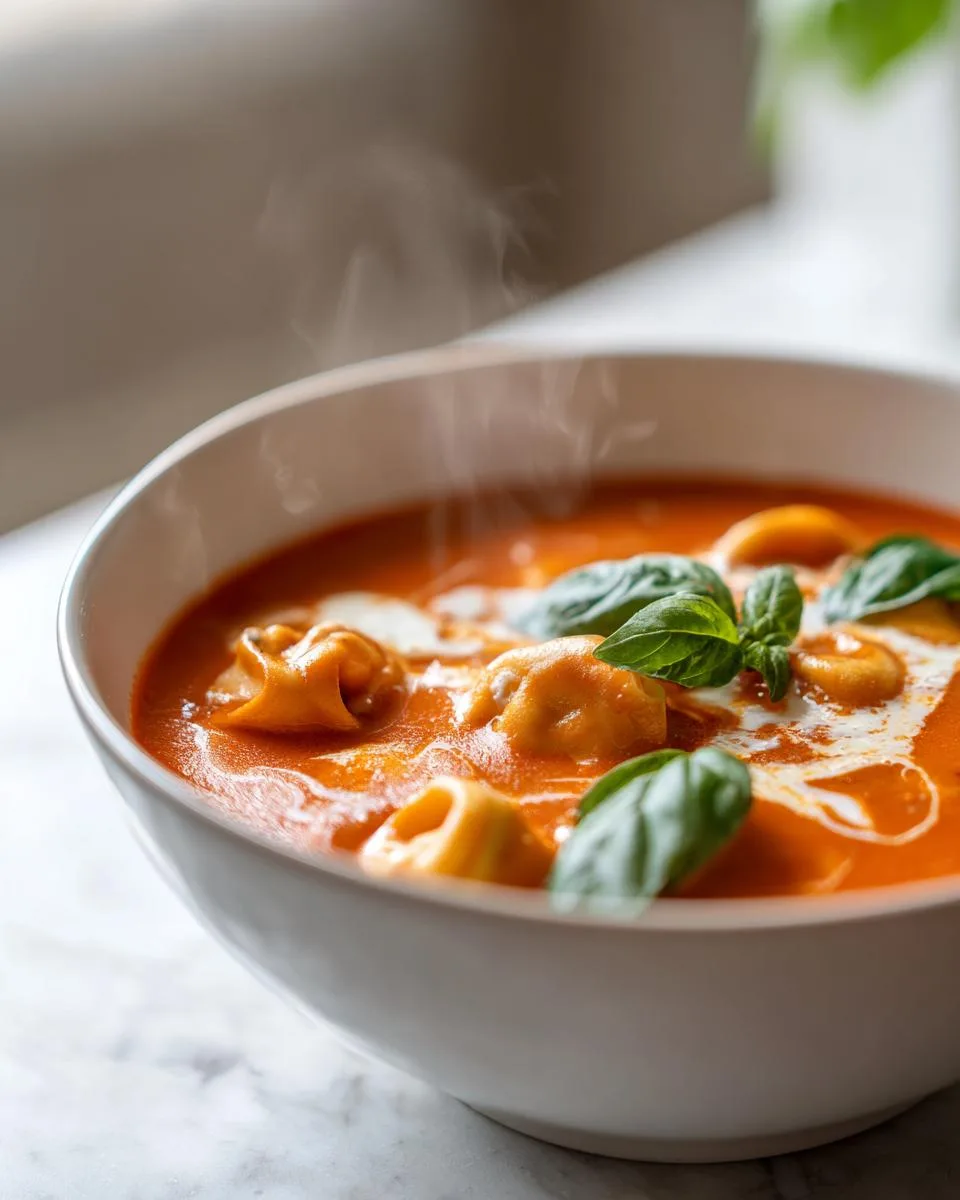 Easy Tomato Tortellini Soup - detail 4