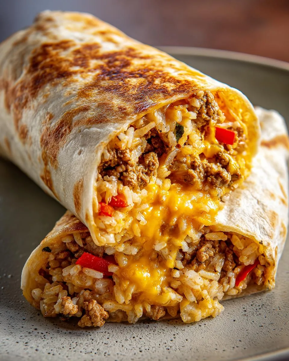 Ground Chicken and Rice Burritos - detail 4