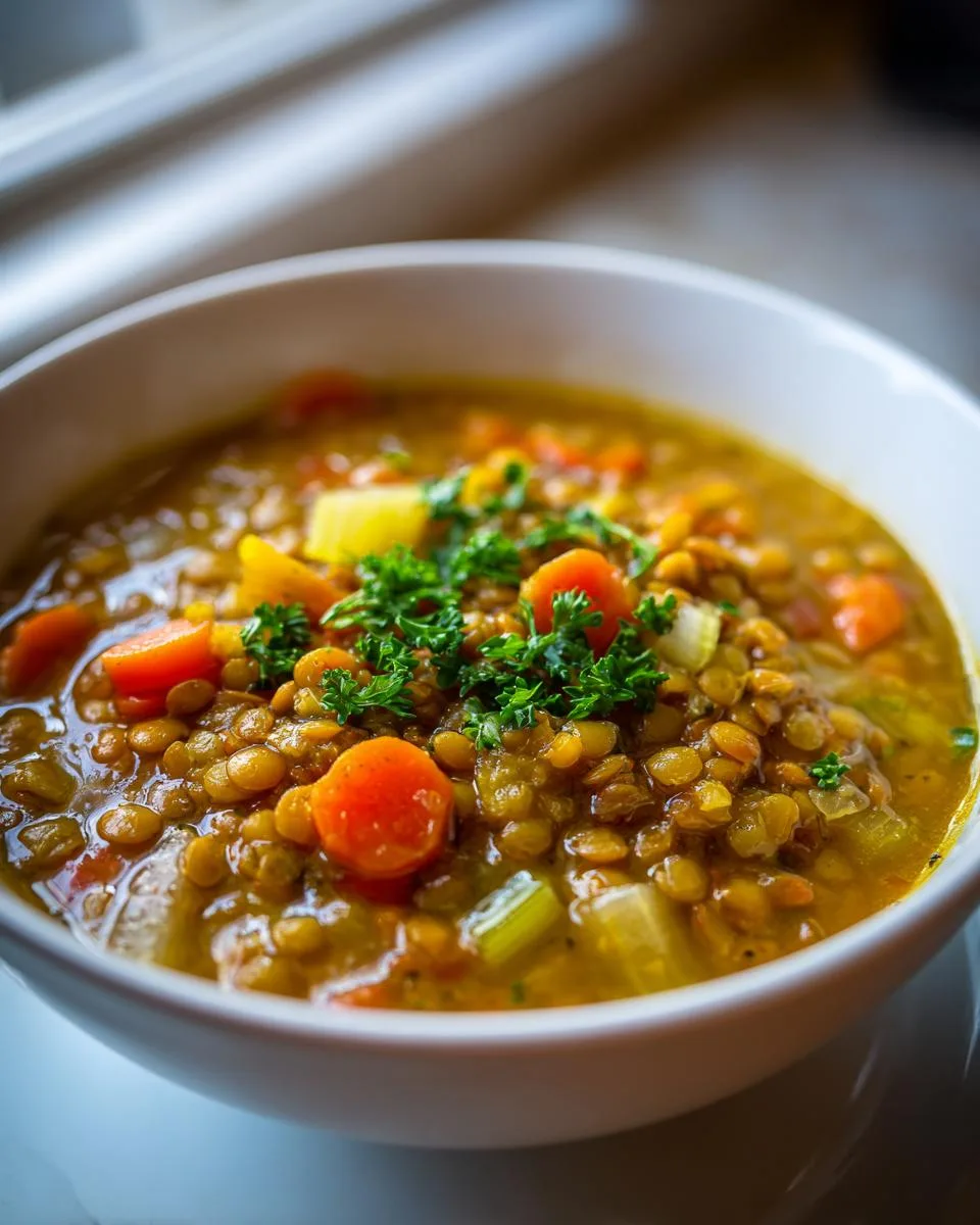 Hearty Lentil Soup Recipe - detail 1