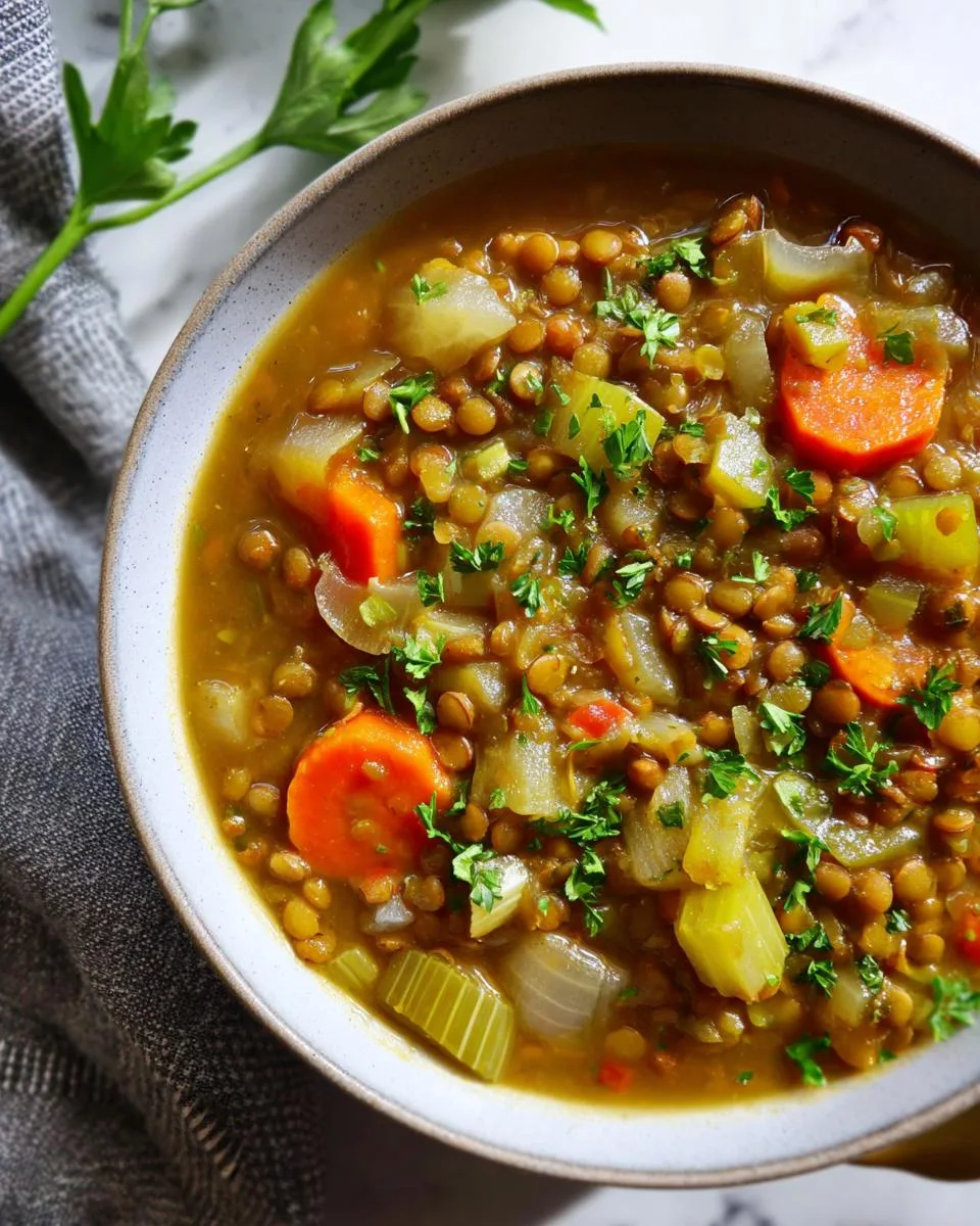 Hearty Lentil Soup Recipe - detail 3
