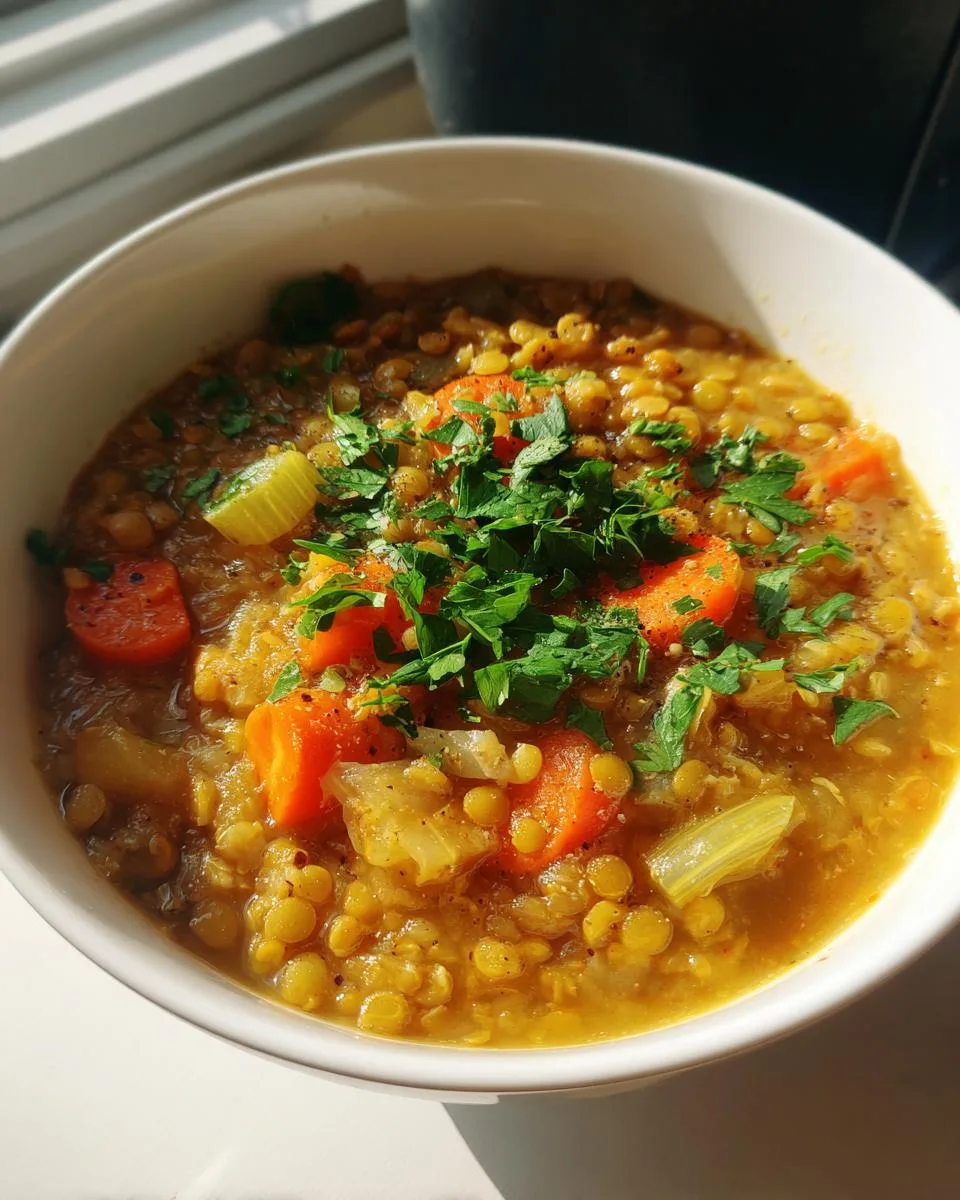 Hearty Lentil Soup Recipe - detail 5
