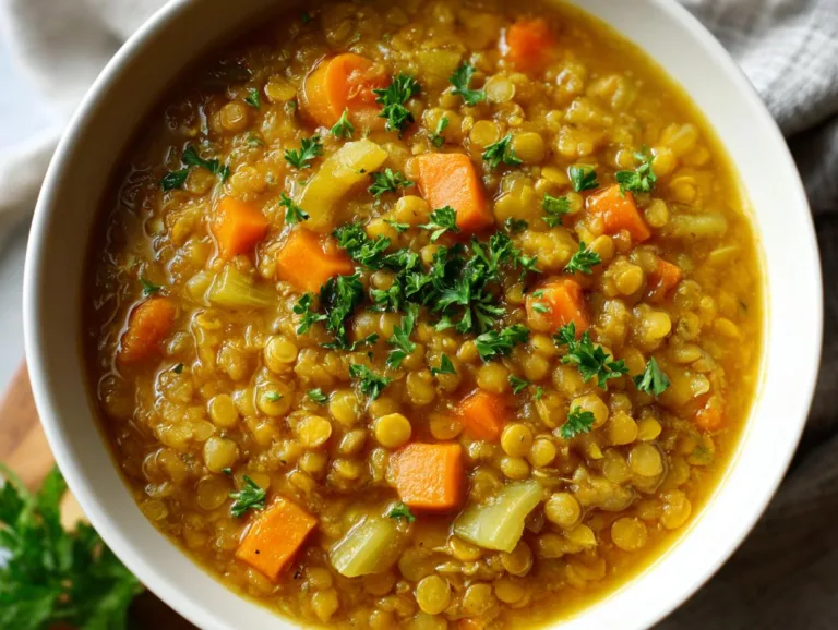 Hearty Lentil Soup Recipe