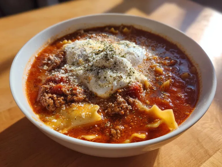 High Protein Lasagna Soup