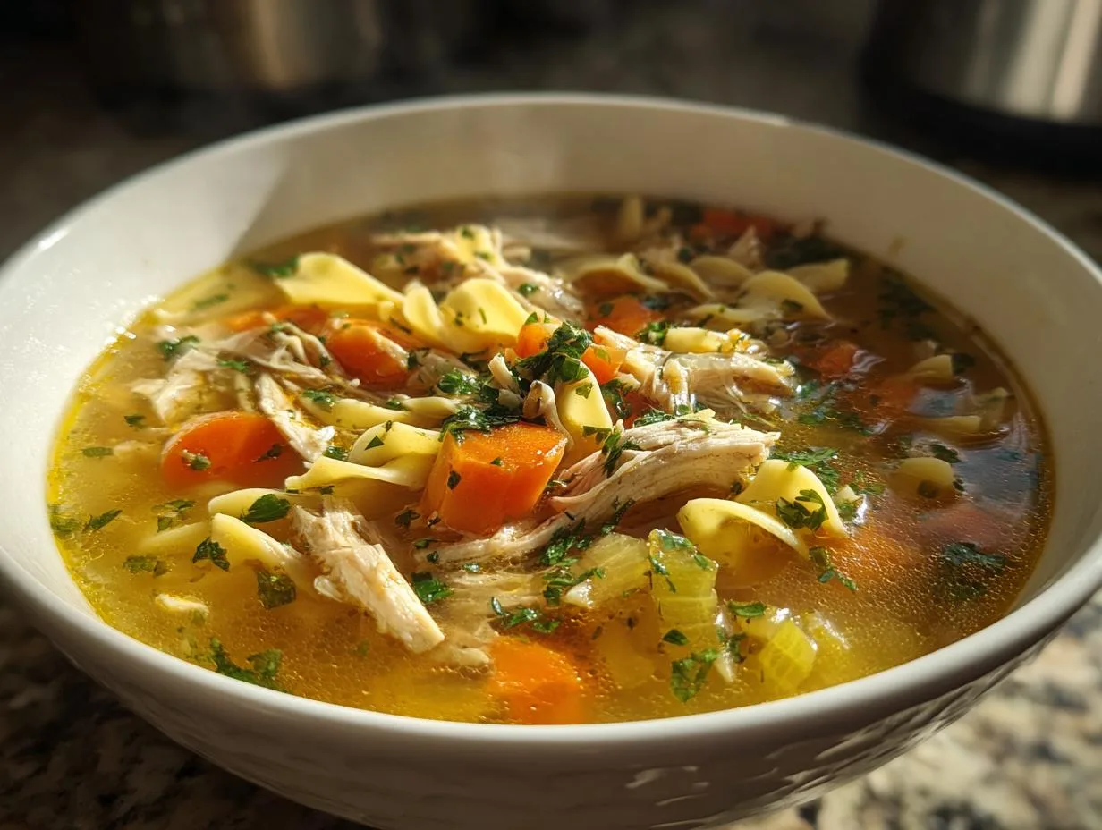 Homestyle Chicken Noodle Soup Recipe – 1 Heartwarming Bowl Fixes All