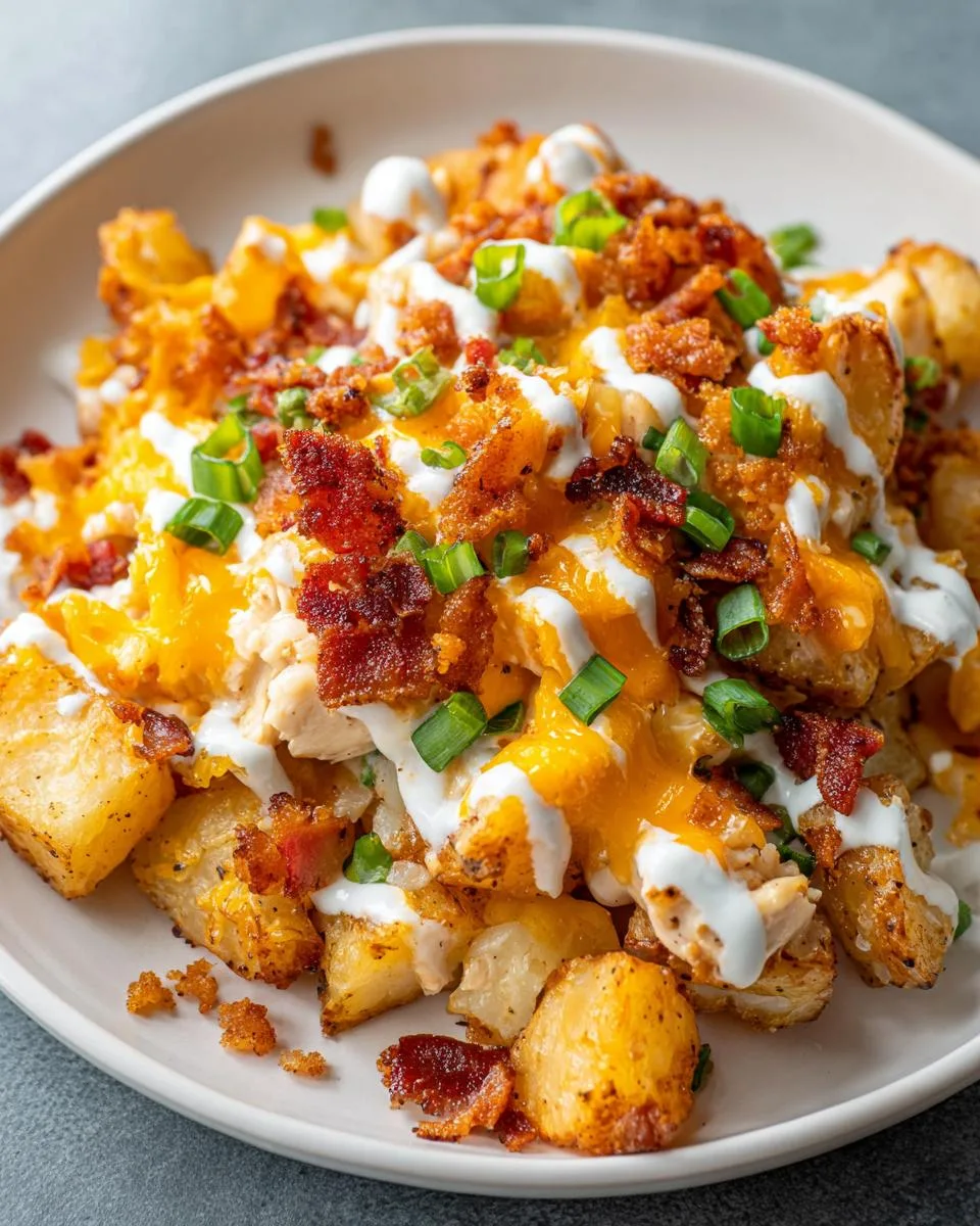Loaded Potato Ranch Chicken Casserole - detail 2