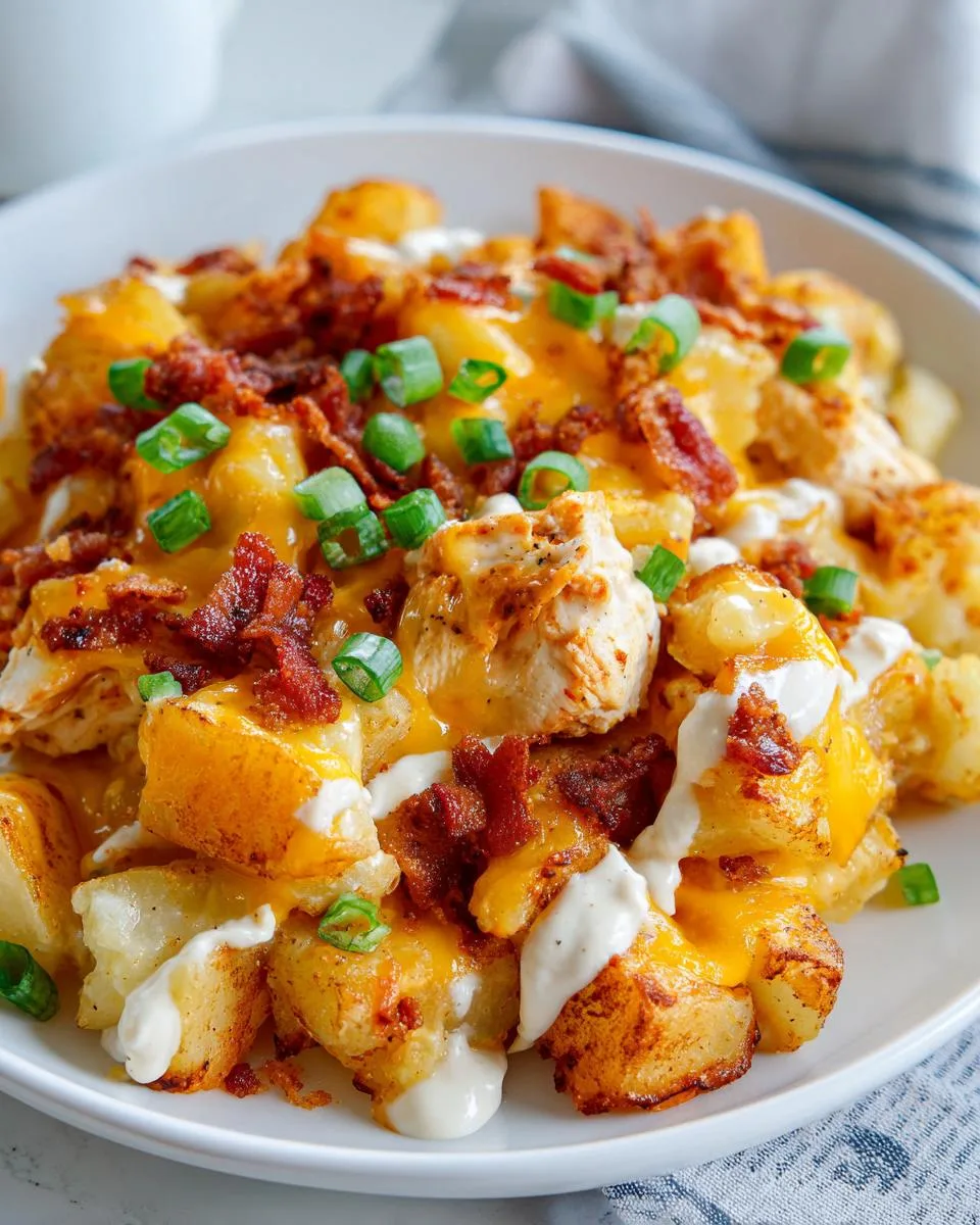 Loaded Potato Ranch Chicken Casserole - detail 4