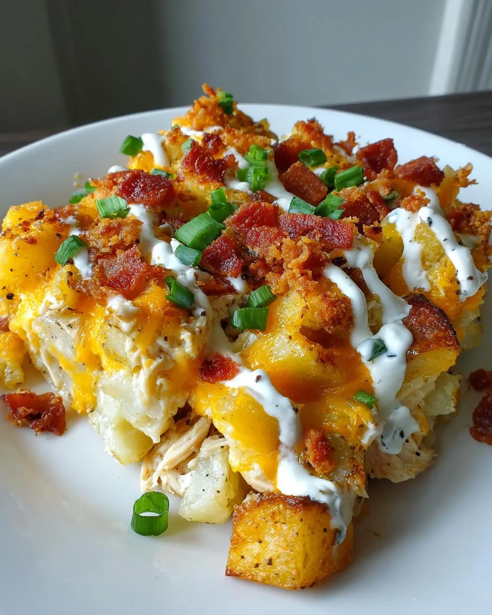 Loaded Potato Ranch Chicken Casserole - detail 5