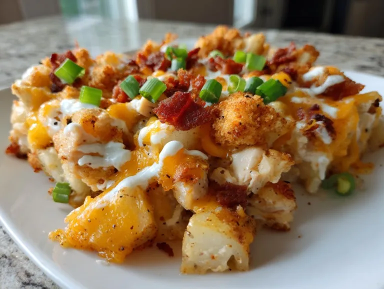 Loaded Potato Ranch Chicken Casserole